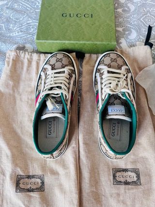 Zapatillas Gucci GG Beige/Marrón