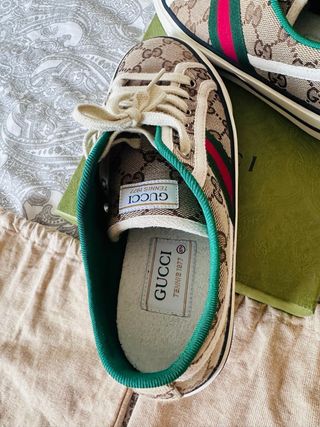 Zapatillas Gucci GG Beige/Marrón