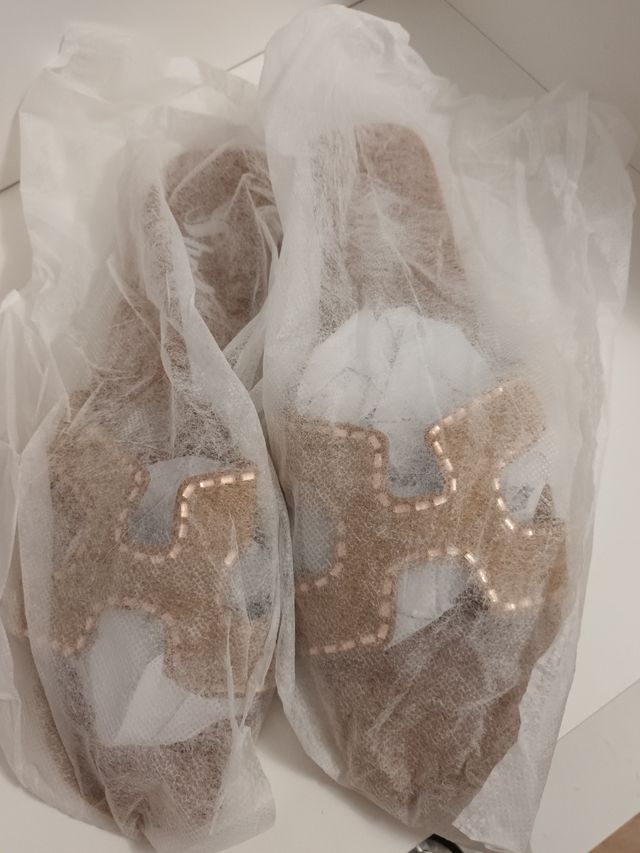 Sandalias planas Shein camel