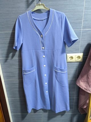 Bata azul verano - Talla mediana