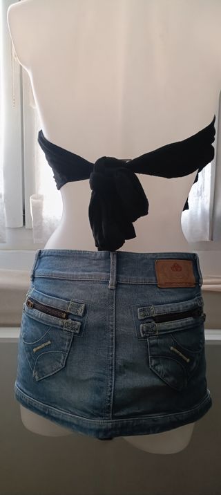 Minifalda vaquera Fornarina talla S