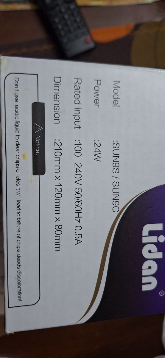 SUN9 Lampada UV LED Unghie