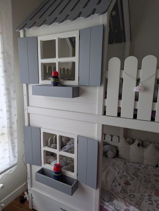 Cama litera infantil casita  Montessori+ REGALOS!!