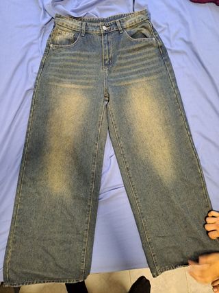Pantalones vaqueros L - amplios