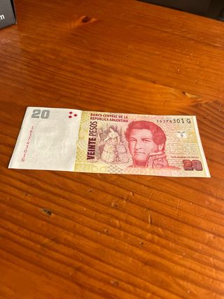 Billete $20 ARS - Sin Circular