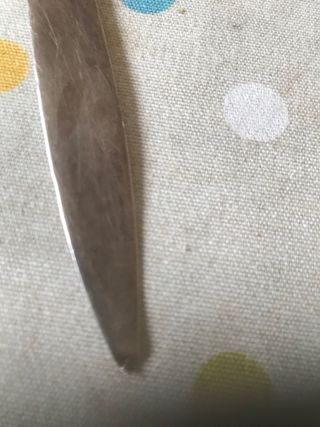 Abrecartas antiguo. Figura romana