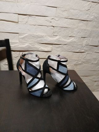Sandalias tacón alto mujer 37
