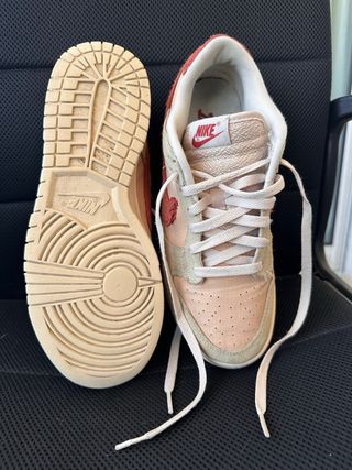 Nike Dunk Low - Scarpe Donna Beige/Rosso