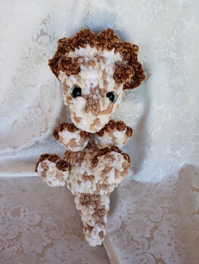 Triceratopo uncinetto handmade