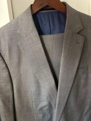 Traje Gris Nuevo Purificacion Garcia Lana Verano