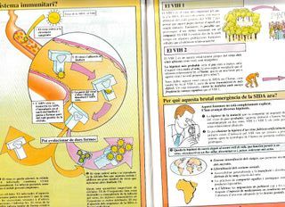 3 Folletos divulgativos sobre el SIDA