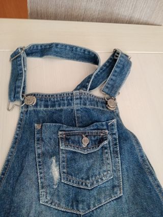 Salopette di Jeans Vintage. Terranova