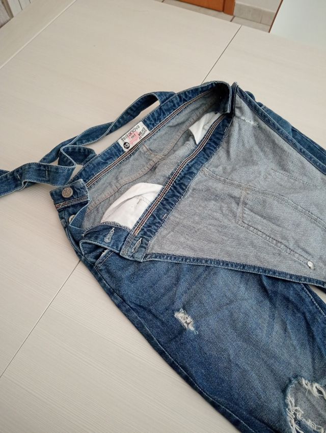 Salopette di Jeans Vintage. Terranova 