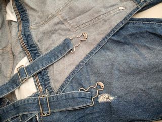 Salopette di Jeans Vintage. Terranova