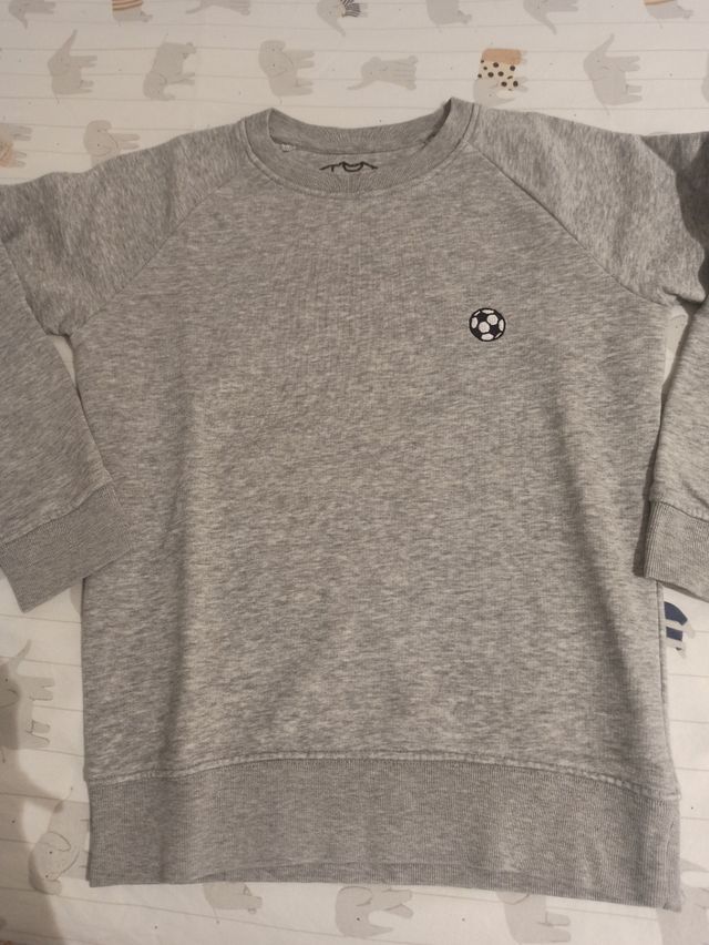 Sudadera de niño gris