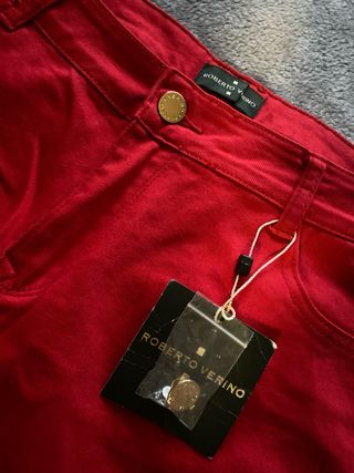 Pantalones Rojos Roberto Verino