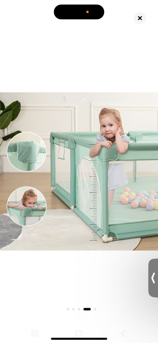 Parque infantil mint plegable