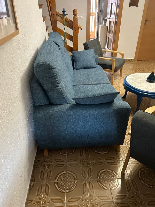 Conjunto de salón con sofá y 2 sillones