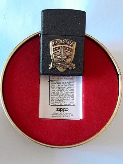 Zippo Dia D 50 Aniversario+Funda Zippo