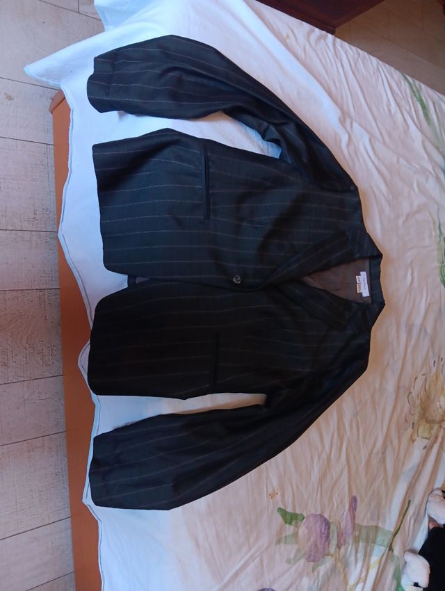 Chaqueta rayas azul-verde