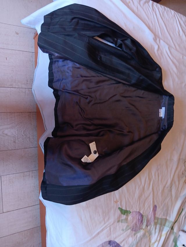 Chaqueta rayas azul-verde