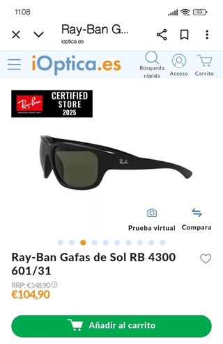 Rayban 4300 - Gafas sol polarizadas