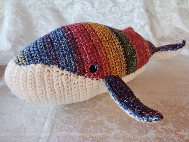 Balena uncinetto arcobaleno