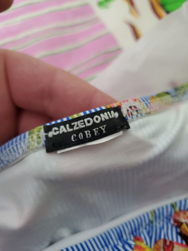 Bañador Calzedonia: rayas & mariposas