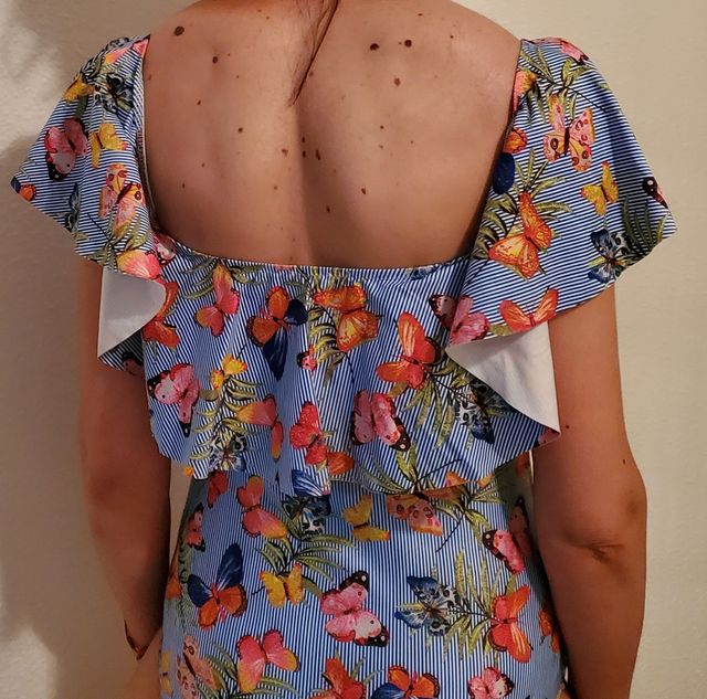 Bañador Calzedonia: rayas & mariposas