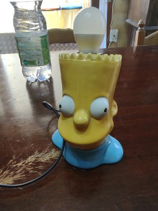 Lampada Bart Simpson vintage