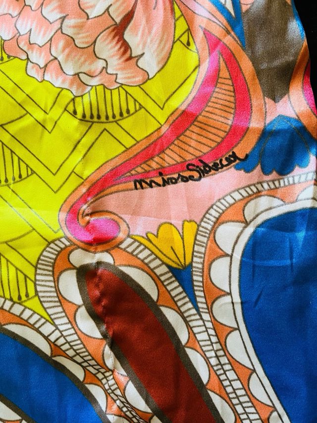 Vestido seda Miss Sidecar multicolor