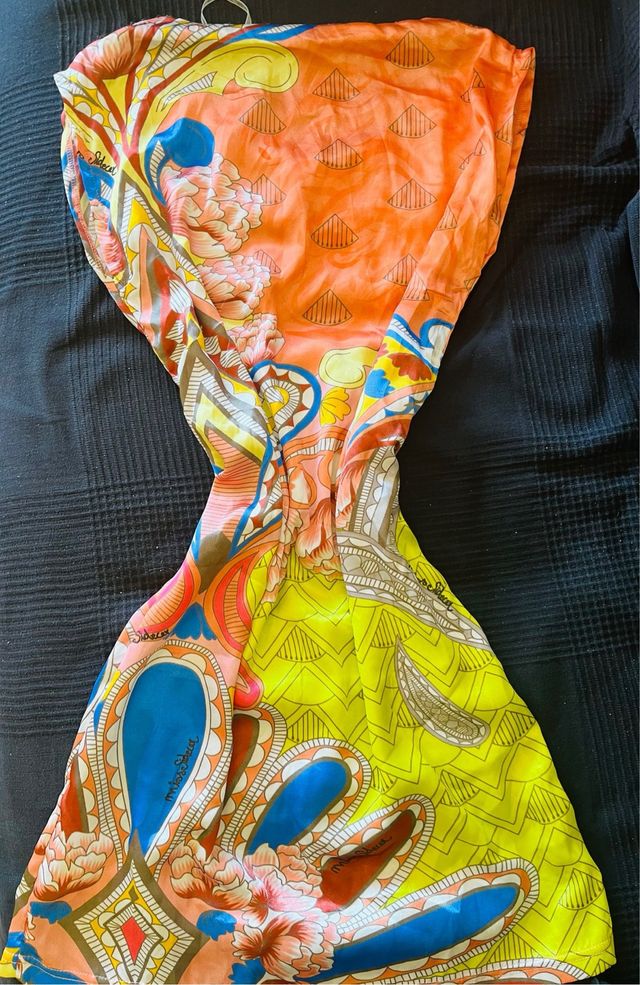 Vestido seda Miss Sidecar multicolor