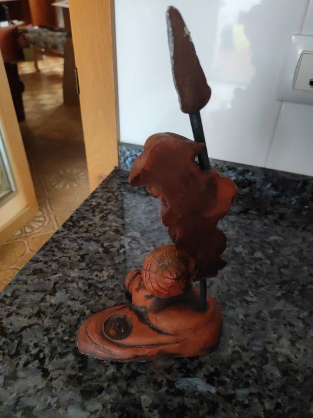 Figuras Quijote y Sancho barro