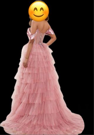 Vestido fiesta rosa - Quinceañera