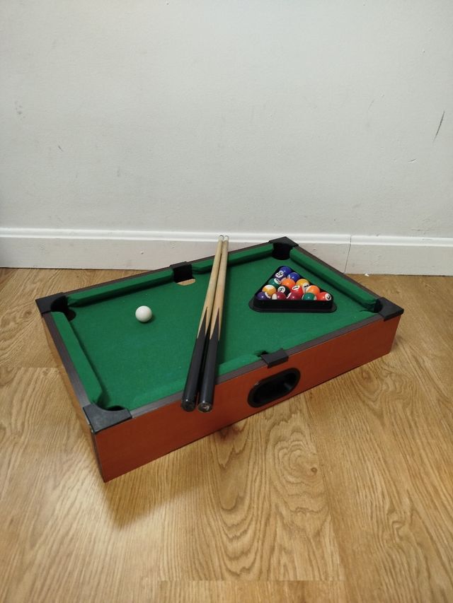 Mesa billar miniatura