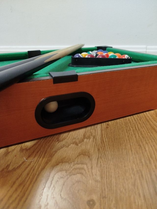 Mesa billar miniatura