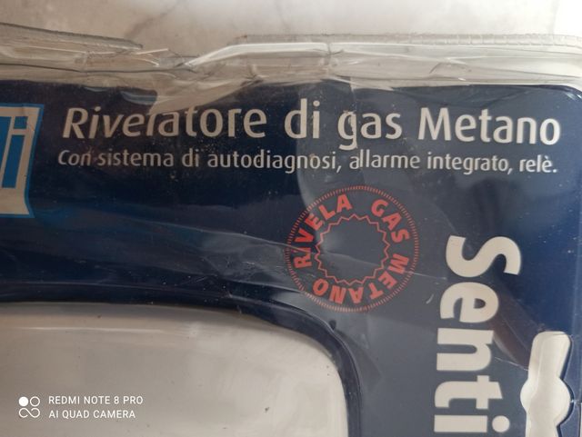 Rilevatore gas Metano Beghelli Sentigas