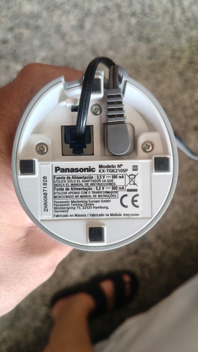 Teléfono inalámbrico Panasonic KX-TGK210SPW blanco