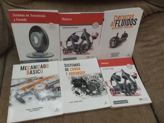 Libros de automoción primer año, grado medio.