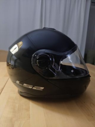 Casco modular moto LS2 negro