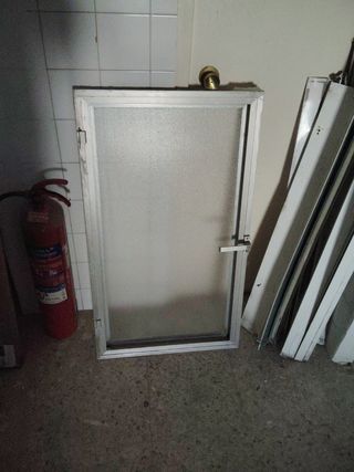 Dos Ventanas aluminio sin marco