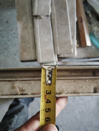 Dos Ventanas aluminio sin marco