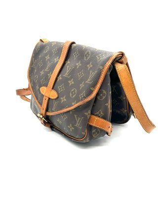 Bolso Louis Vuitton Saumur 30 Marrón
