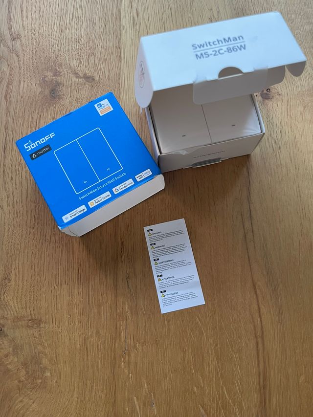 Sonoff M5-2C-86W Interruptor (Matter)