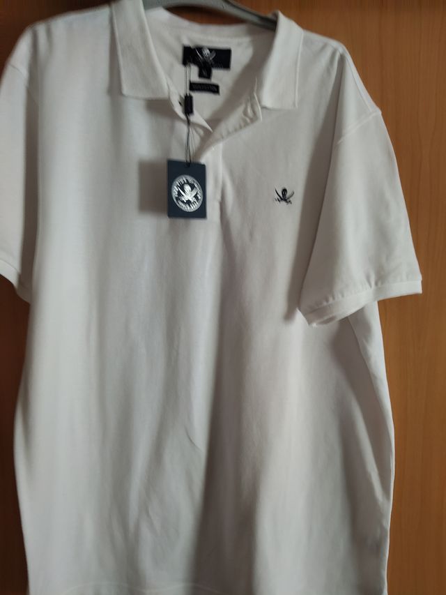 Polo blanco corto - Nuevo