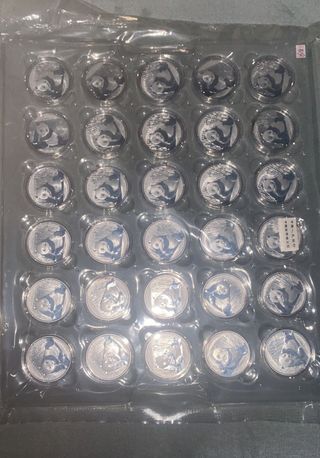 Monedas Plata China Panda 1oz - 30 piezas