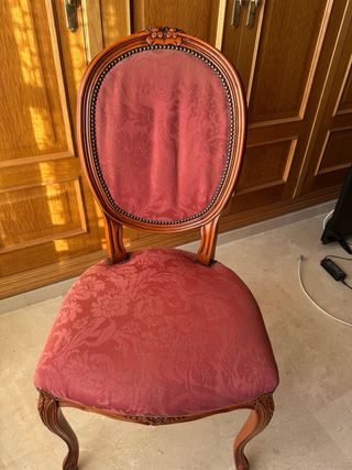 6 Sillas Comedor Estilo Luis XV