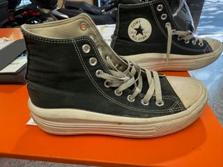 Converse Chuck Taylor negras plataforma