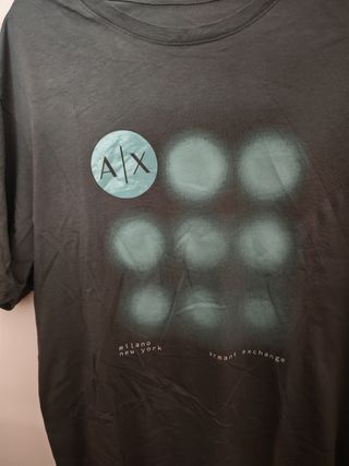 Camiseta Armani Exchange M - Gris Oscuro