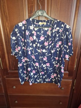 Blusa fiori vintage